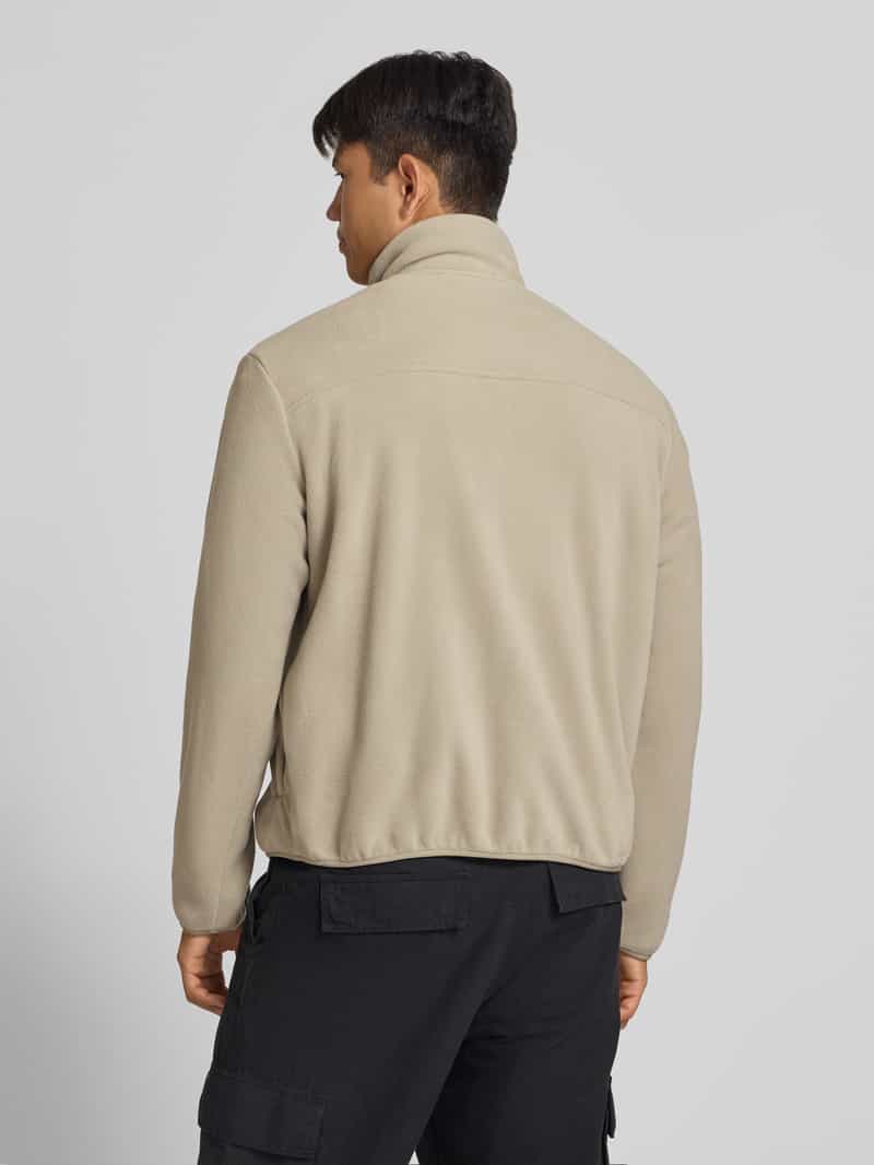 jack & jones Regular fit fleecejack met tweewegritssluiting model 'MASON'