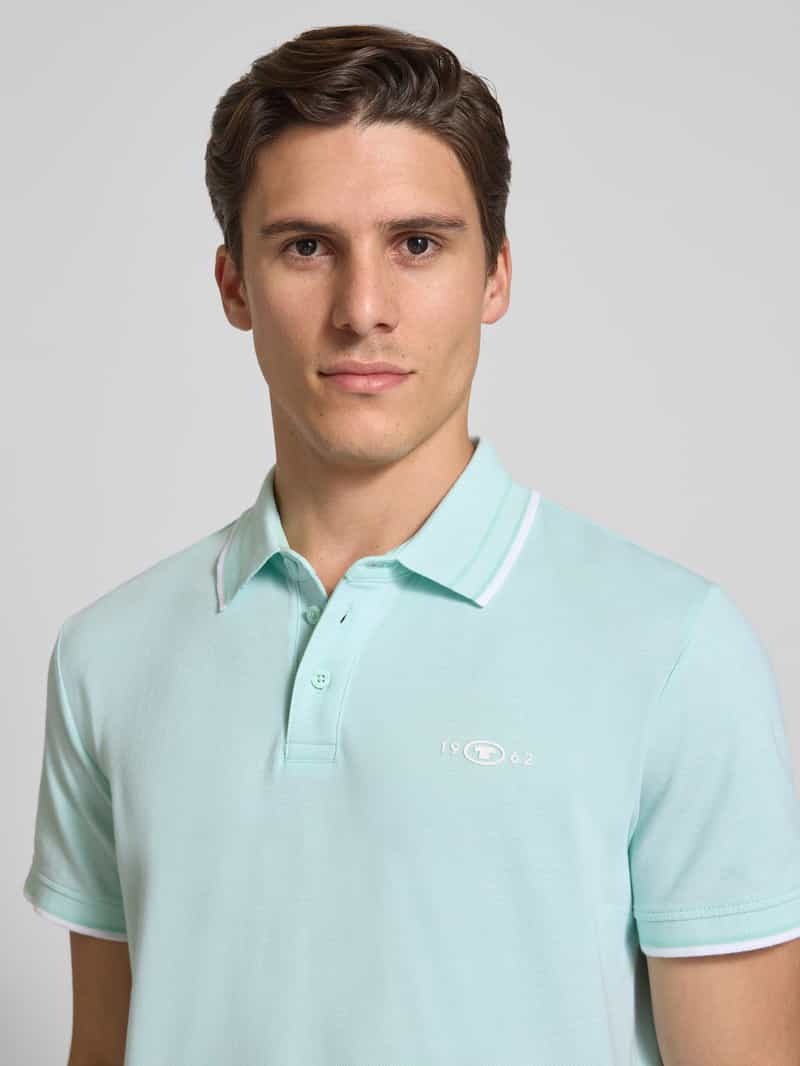 Tom Tailor Regular fit poloshirt van katoenmix