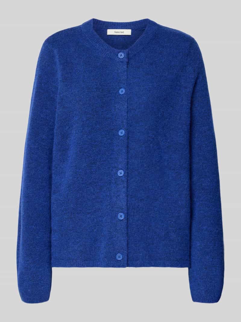 Selected Femme Regular fit gebreid jack van wolmix model 'LULU'