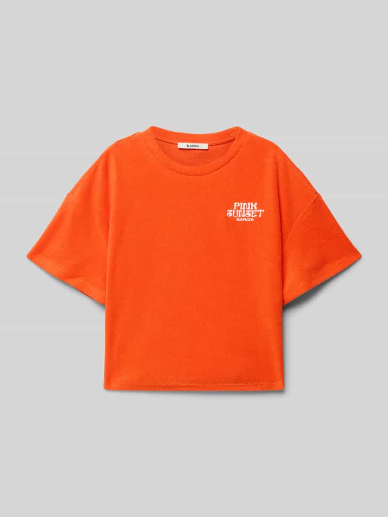 Garcia T-shirt met statementprint
