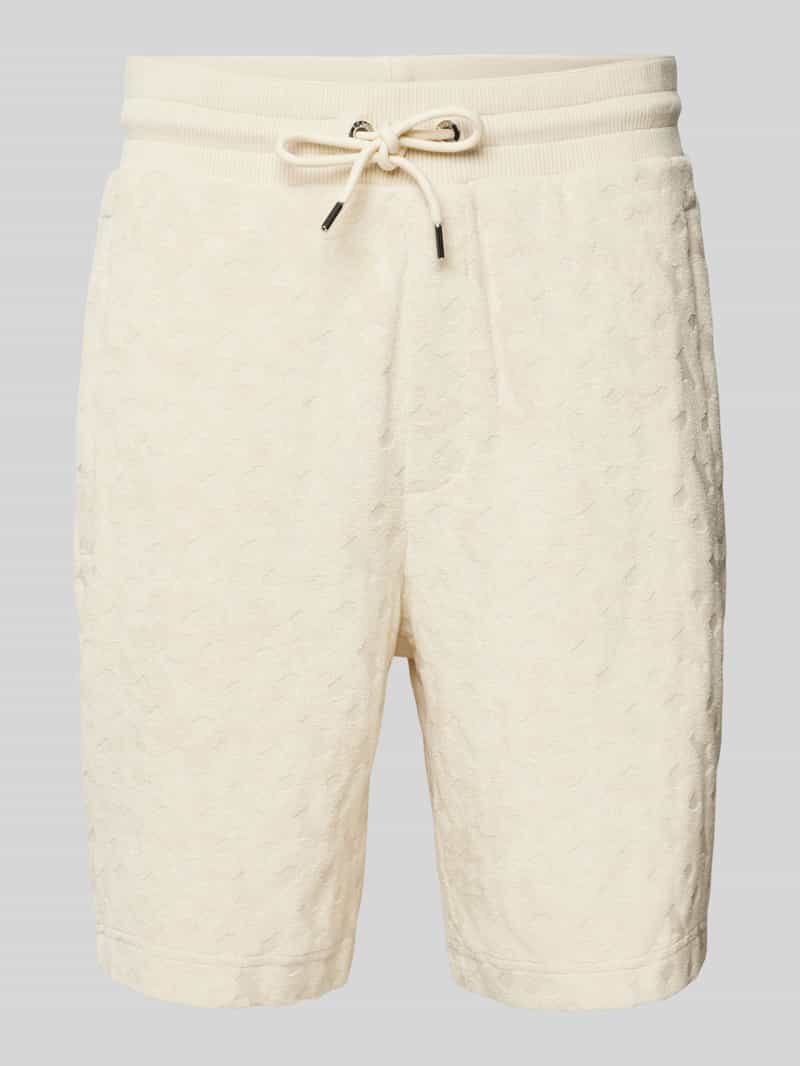 Boss Regular fit bermuda met structuurmotief model 'Lamson'