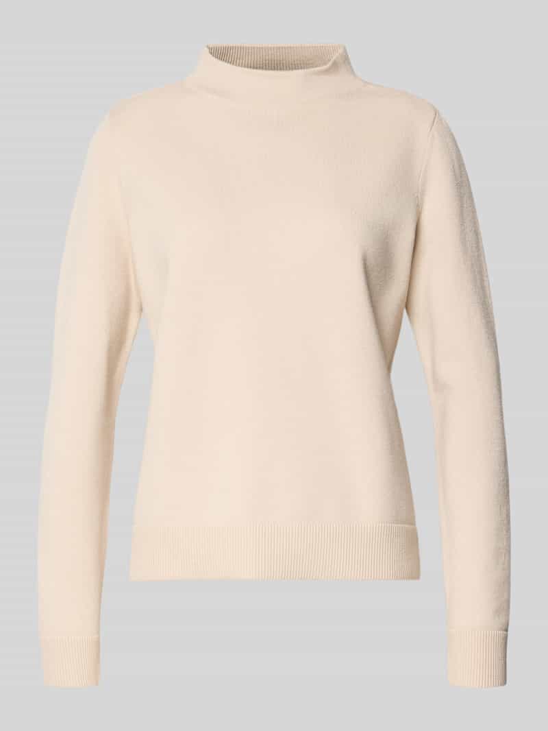 Betty Barclay Gebreide pullover van viscosemix met opstaande kraag