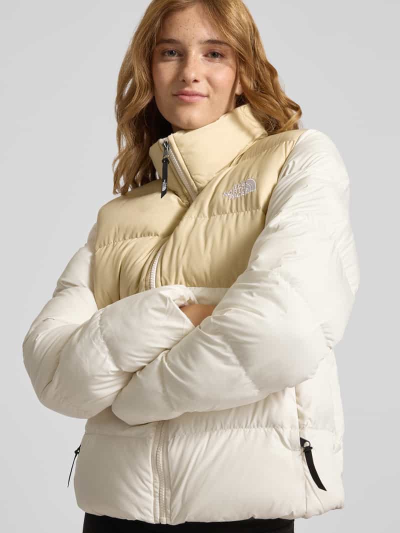 The North Face Gewatteerd jack met labeldetail model 'Saikuru