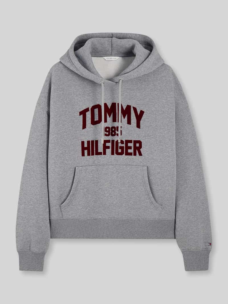 Tommy Hilfiger relaxed fit hoodie van katoenmix