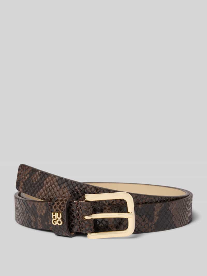 Riem van echt leer model 'TINA_HU-GO-PT_SZ25'