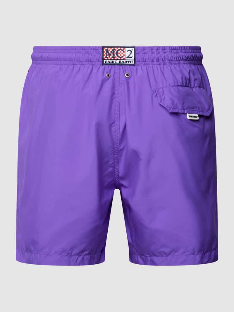 Zwembroek met labelpatch MC2 Saint Barth