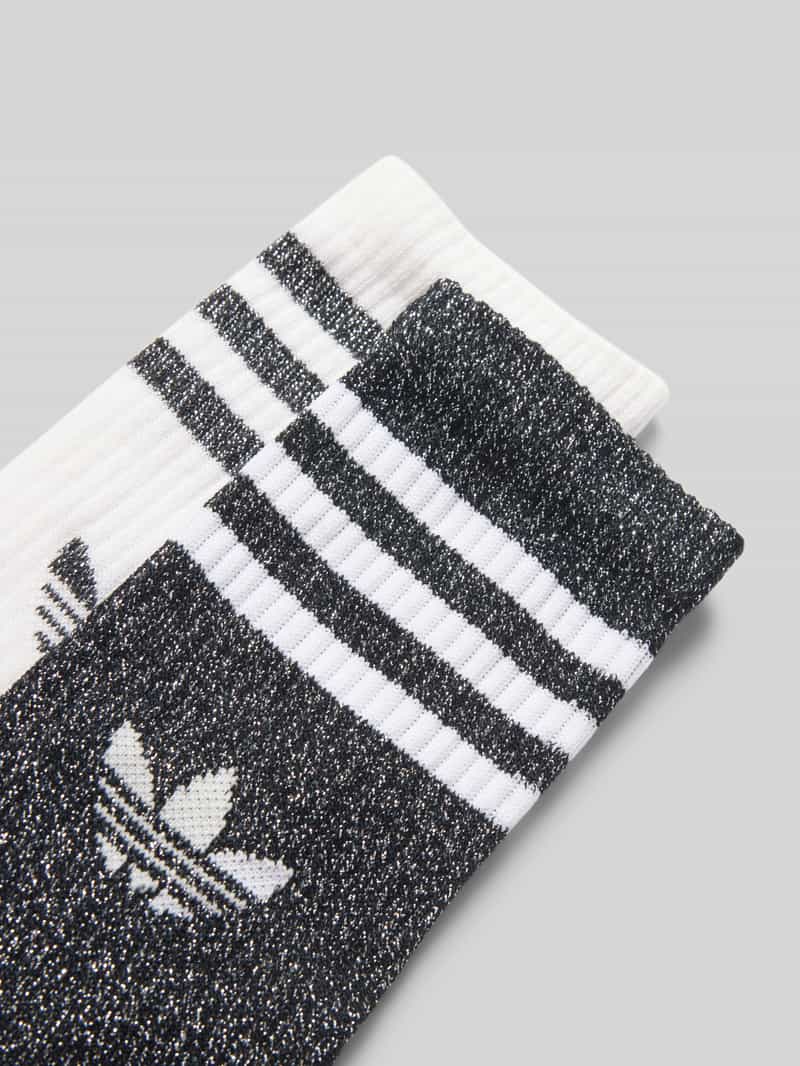 adidas Originals Sokken met labeldetail in een set van 2 paar