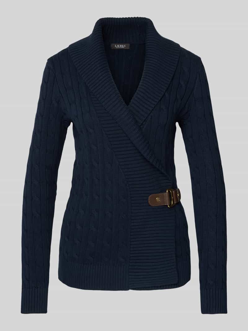 Lauren Ralph Lauren Gebreid jack met kabelpatroon model 'DONATO'