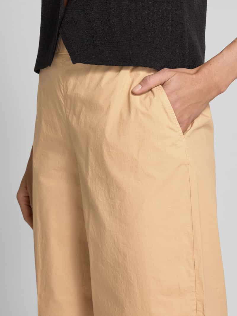 RAFFAELLO ROSSI Wide leg culotte met elastische band model 'JOLIE'