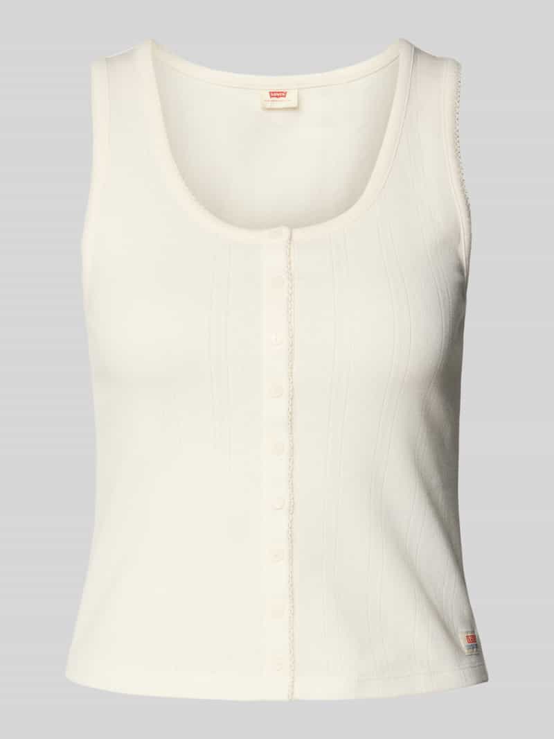 Levi's Tanktop met knoopsluiting model 'DRY GOODS'