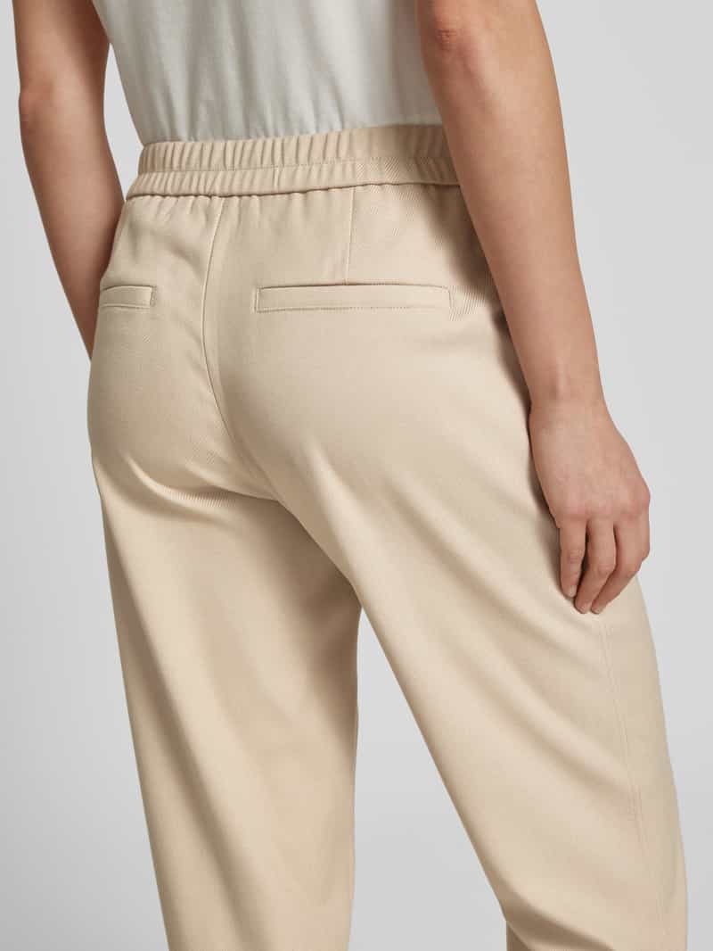 Opus Regular fit stoffen broek met opgestikte zakken model 'Myha'