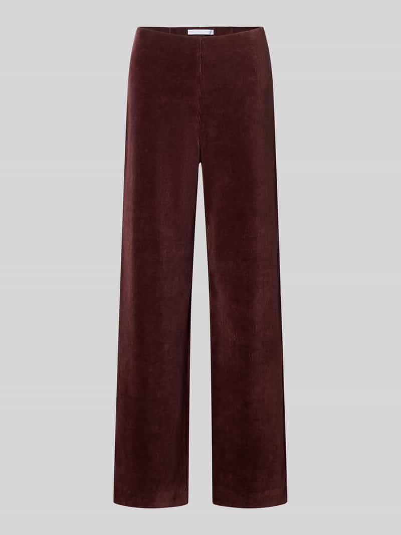 RAFFAELLO ROSSI Regular fit corduroy broek van katoenmix model 'ELAINE'