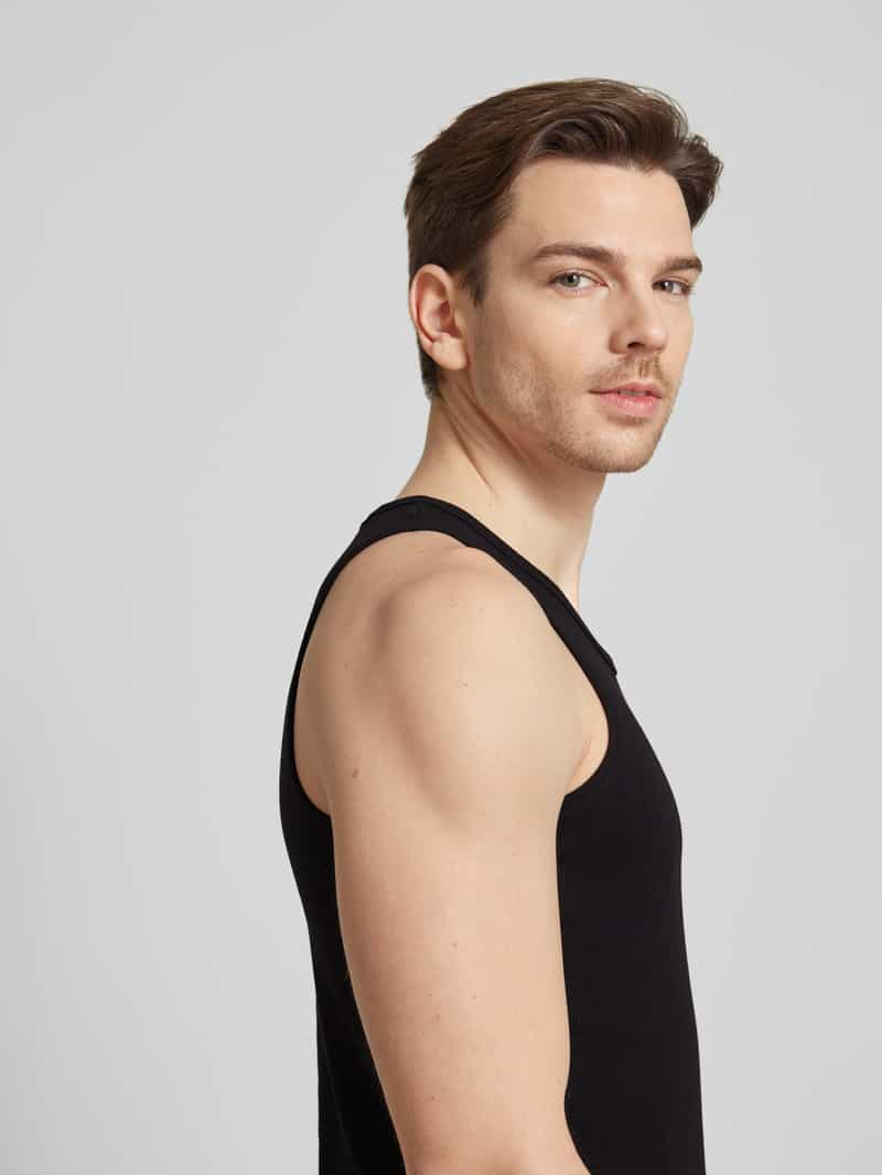 Selected Homme Tanktop met structuurmotief model 'SPENCER'