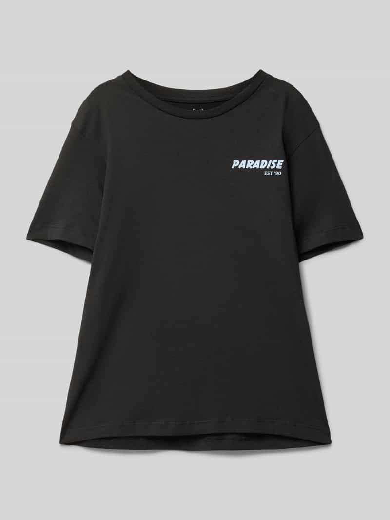 jack & jones T-shirt met motiefprint