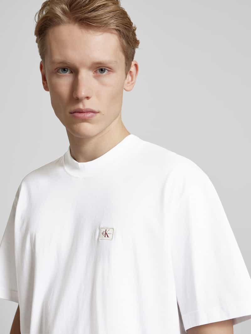 Calvin Klein Jeans T-shirt met labeldetail