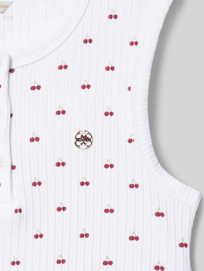 Guess Top met korte knoopsluiting