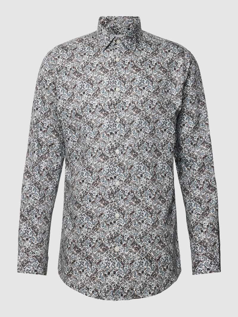 Selected Homme Slim fit vrijetijdsoverhemd met all-over motief, model 'ETHAN'