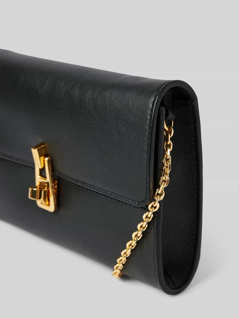 Coccinelle Crossbodytas van leer met labeldetail model 'MAGIE'