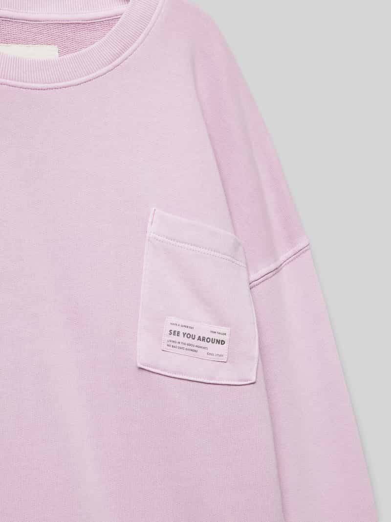 Tom Tailor Oversized sweatshirt van puur katoen