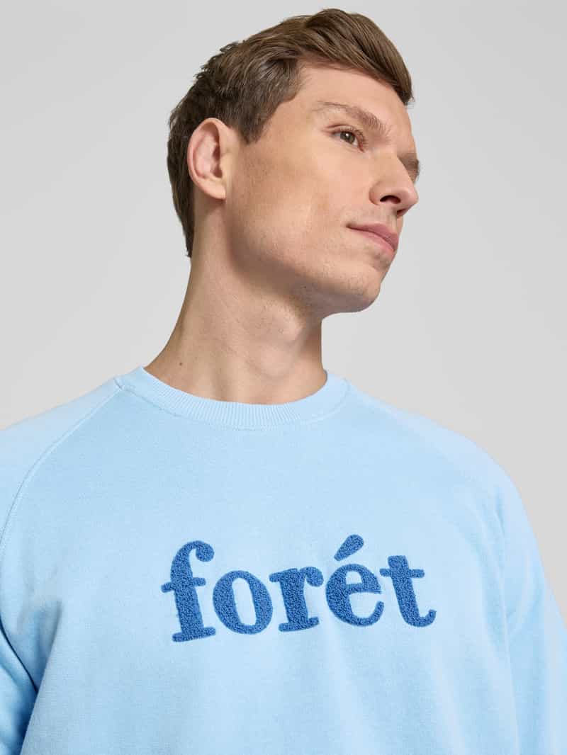 Forét Sweatshirt met labelapplicatie model 'SPRUCE'