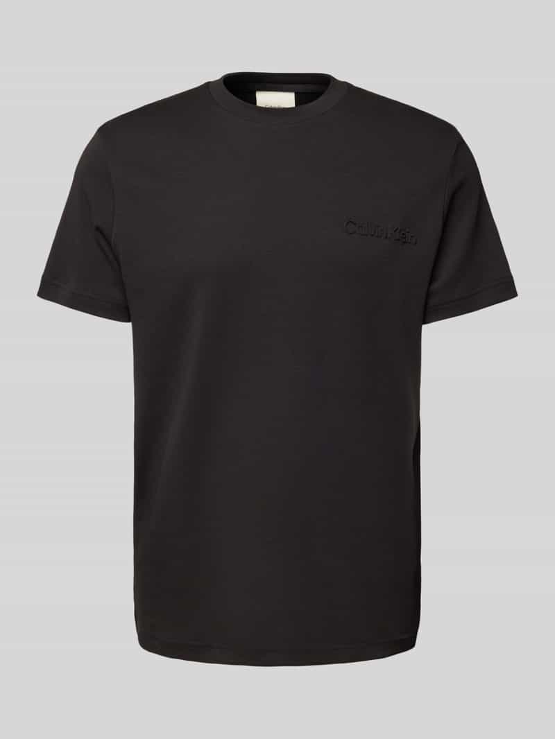CK Calvin Klein T-shirt met labeldetail