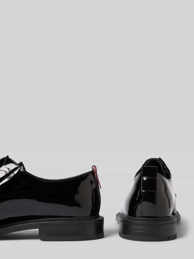 HUGO Veterschoenen van echt runderleer model 'LYSANDER'