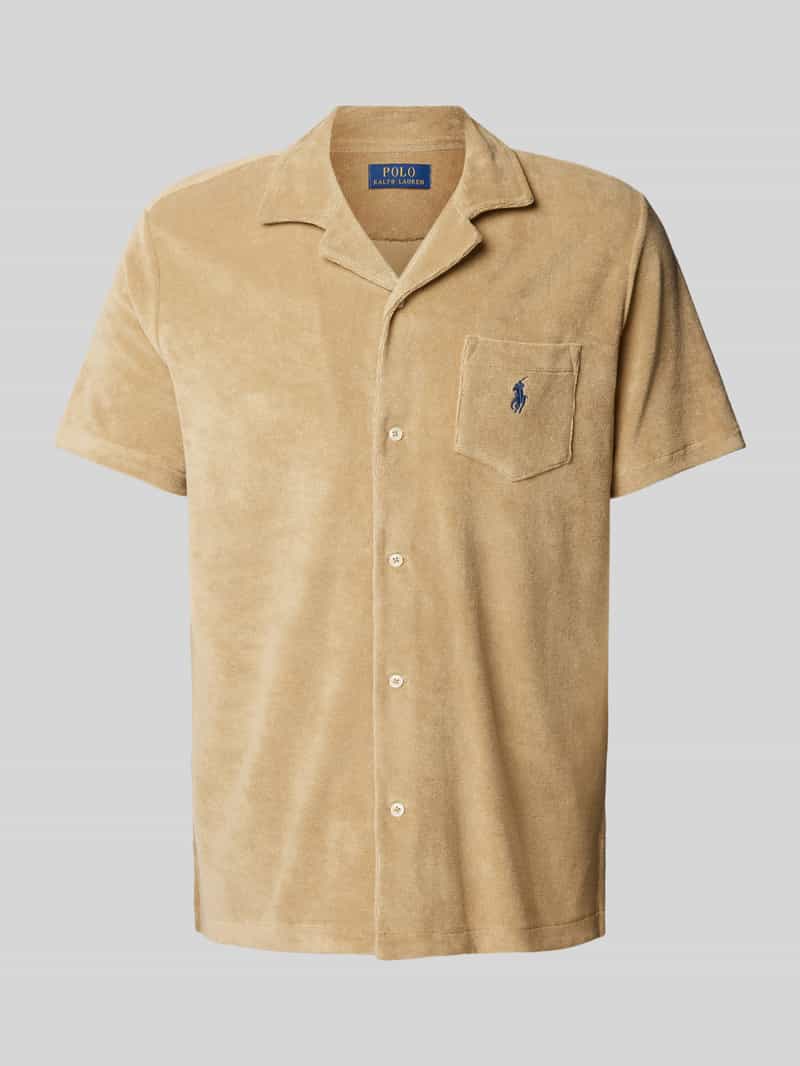 Polo Ralph Lauren Slim fit vrijetijdsoverhemd met halflange mouwen