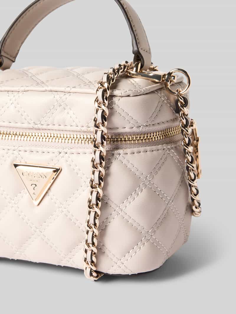 Guess Handtas met doorgestikte naden model 'GIULLY II MINI CANISTER'