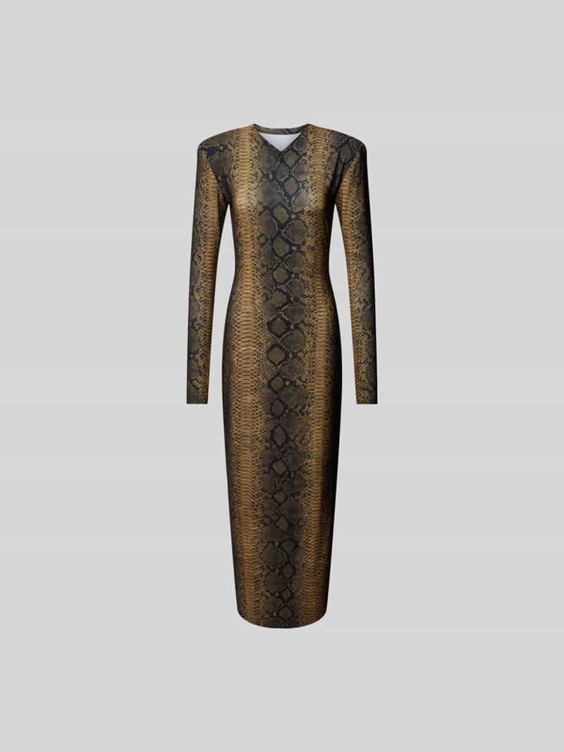 Maxi-jurk met V-hals