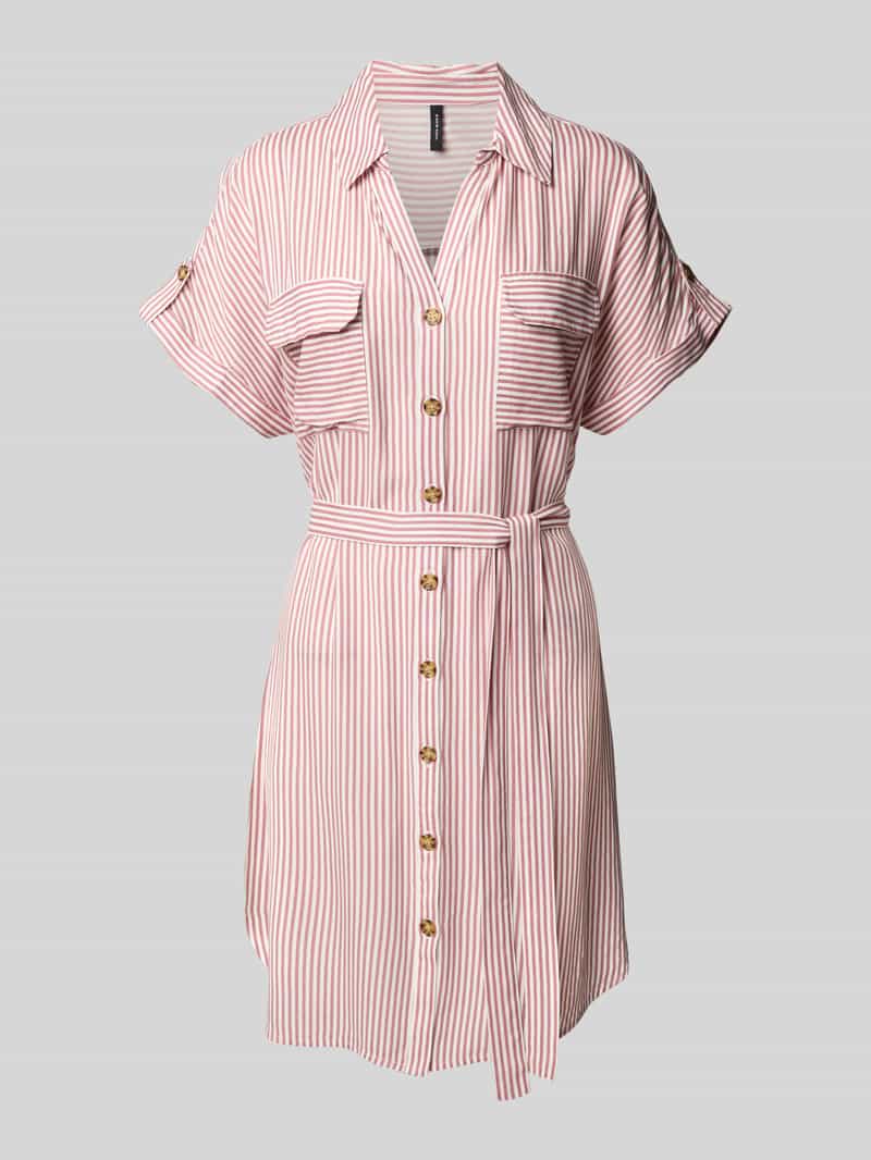 Vero Moda Getailleerde mini-jurk van pure viscose model 'BUMPY'