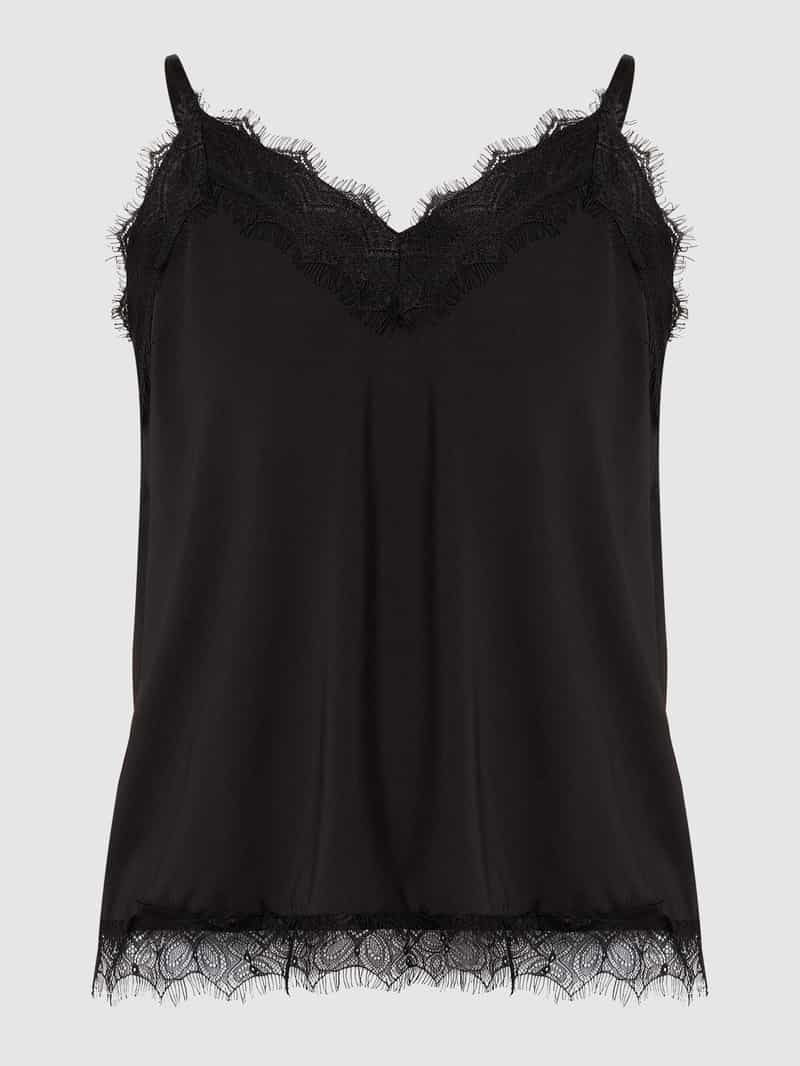 FREE QUENT Top met bandjes en franjes model 'BICCO'