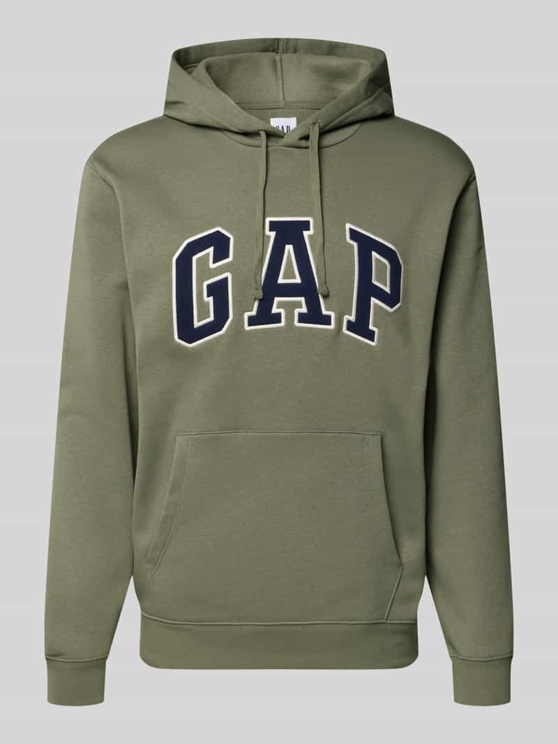 GAP Hoodie mit Kängurutasche in Oliv, Größe L 2037759L