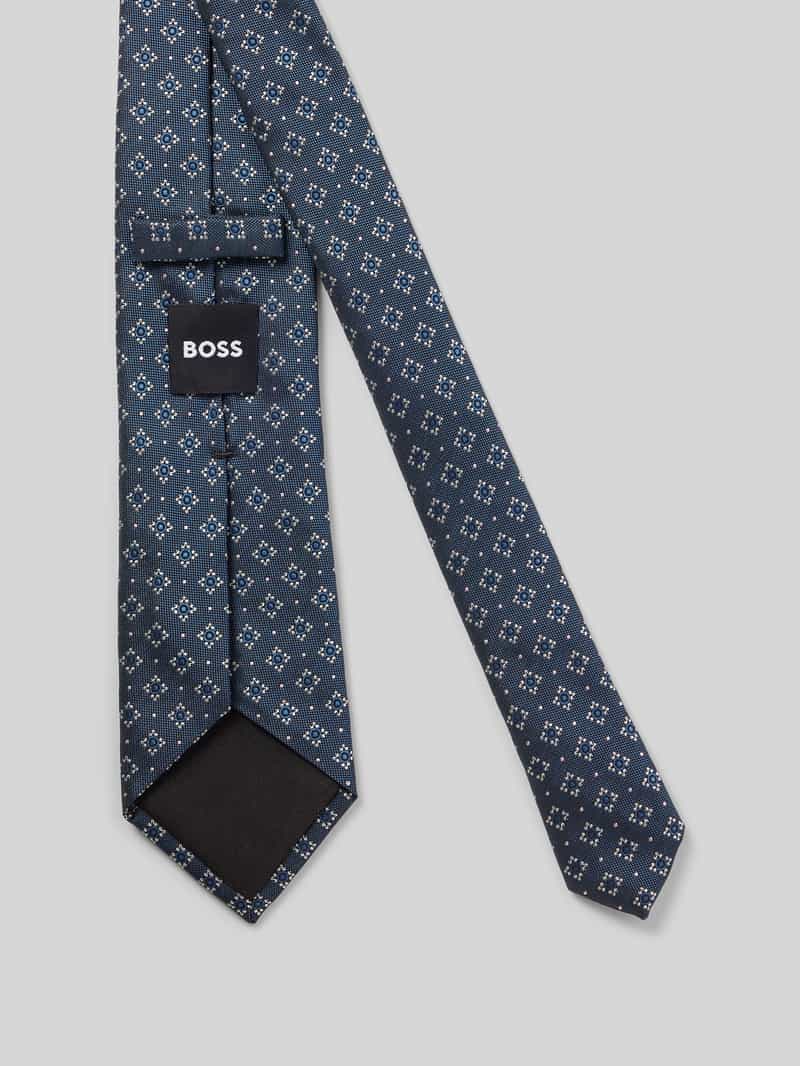 Boss Stropdas met labeldetail