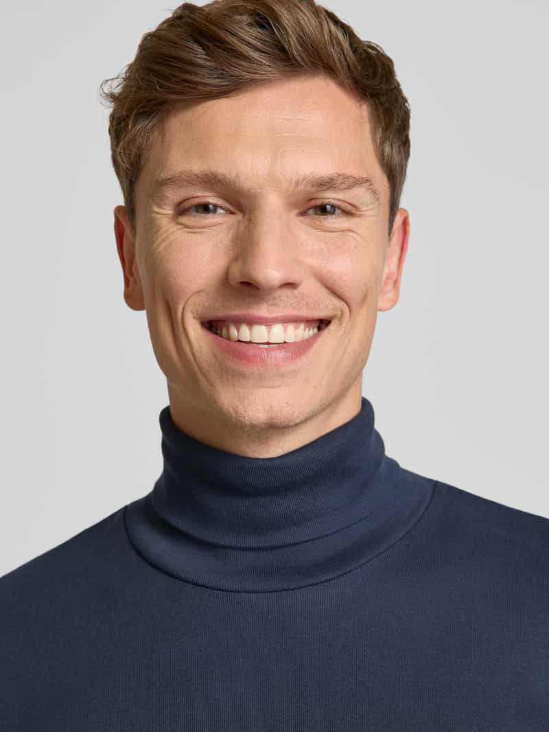 Marc O'Polo Shaped fit shirt met lange mouwen van puur katoen met col