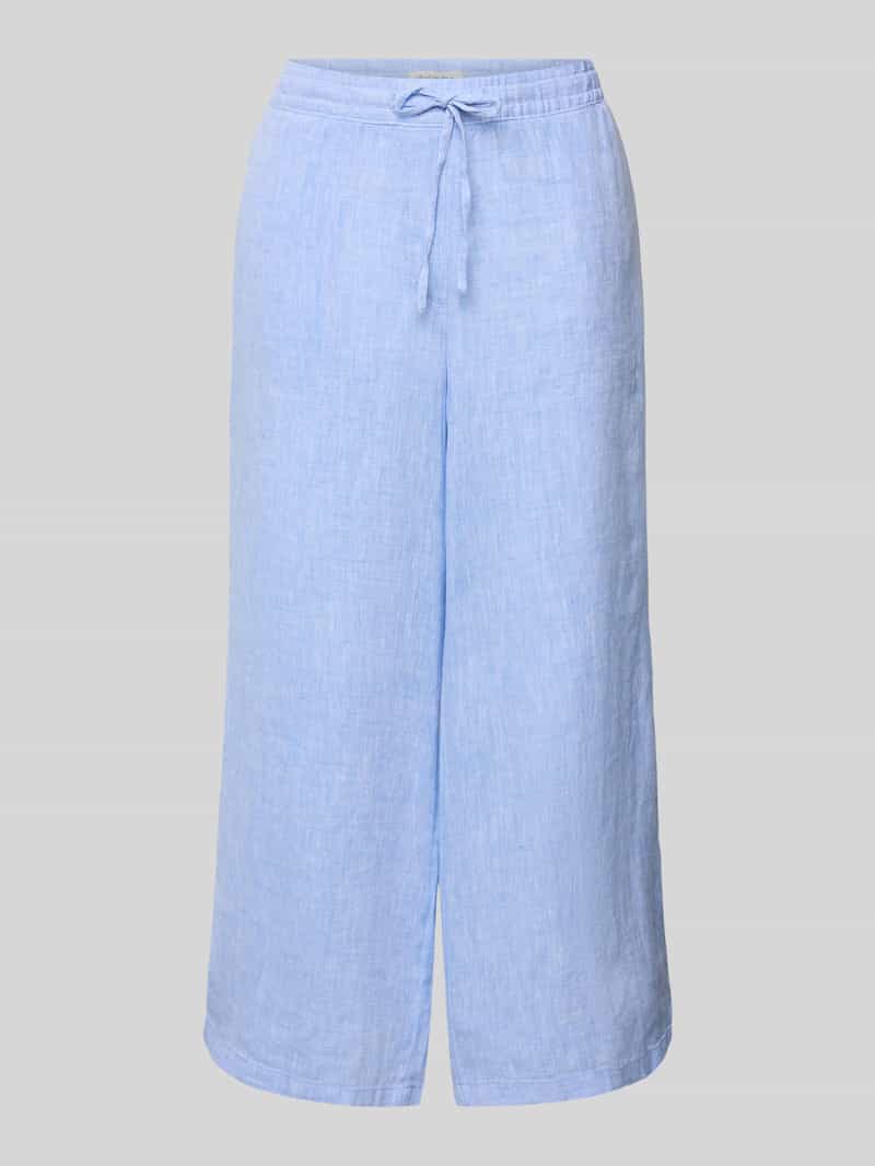Christian Berg Woman Wide leg stoffen broek met tunnelkoord
