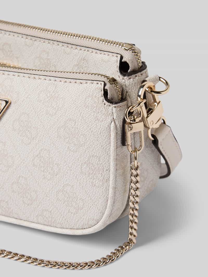 Guess Handtas met labelapplicatie model 'NOELLE'