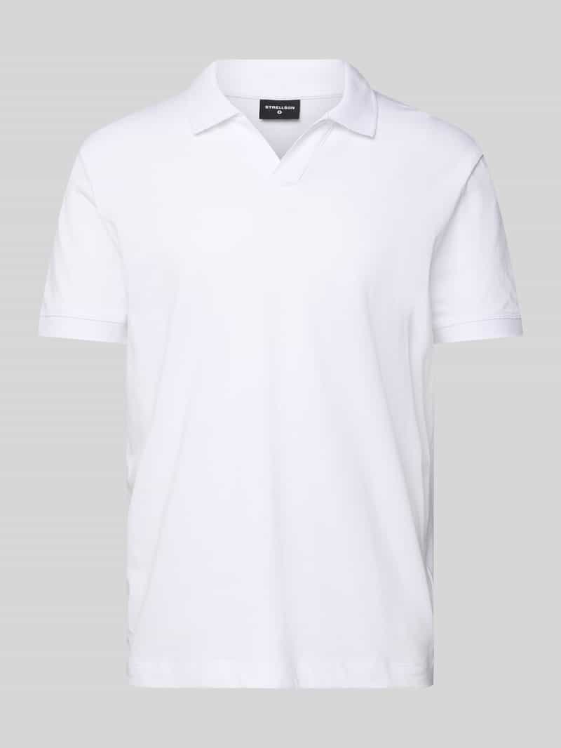 Strellson Poloshirt met ribboorden model 'Clark'