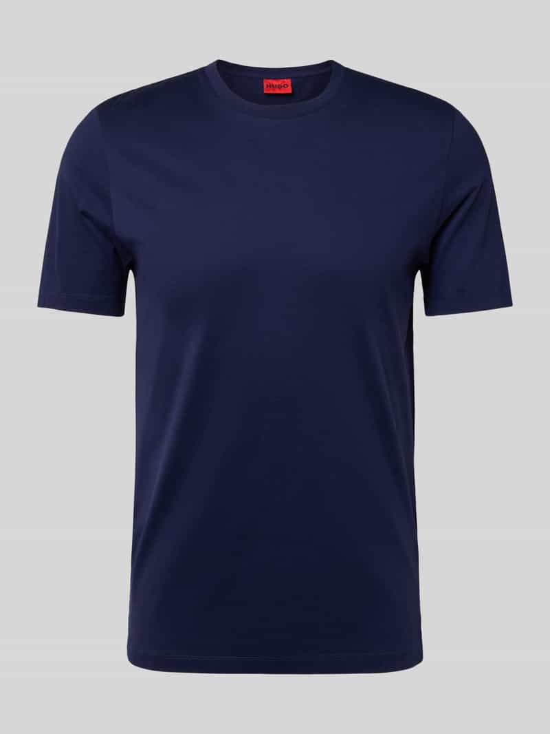 HUGO Slim fit T-shirt van puur katoen model 'DIMERSTEE'