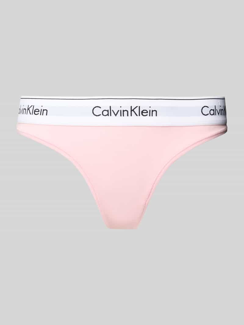 Calvin Klein Underwear String met label in band