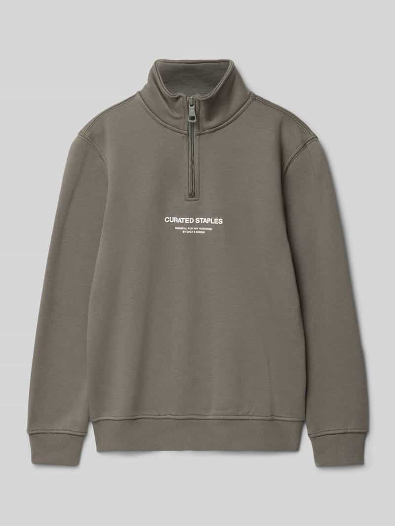 Only & Sons Regular fit sweatshirt van katoenmix model 'CURATED'
