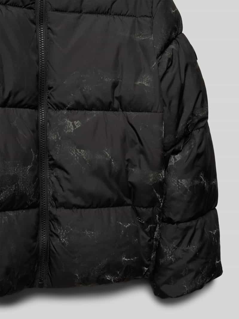 Tom Tailor Regular fit gewatteerd jack met reflecterend motief