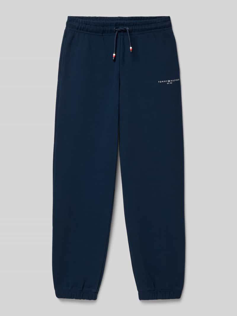 Tommy Hilfiger Teens Regular fit sweatpants met labelprint