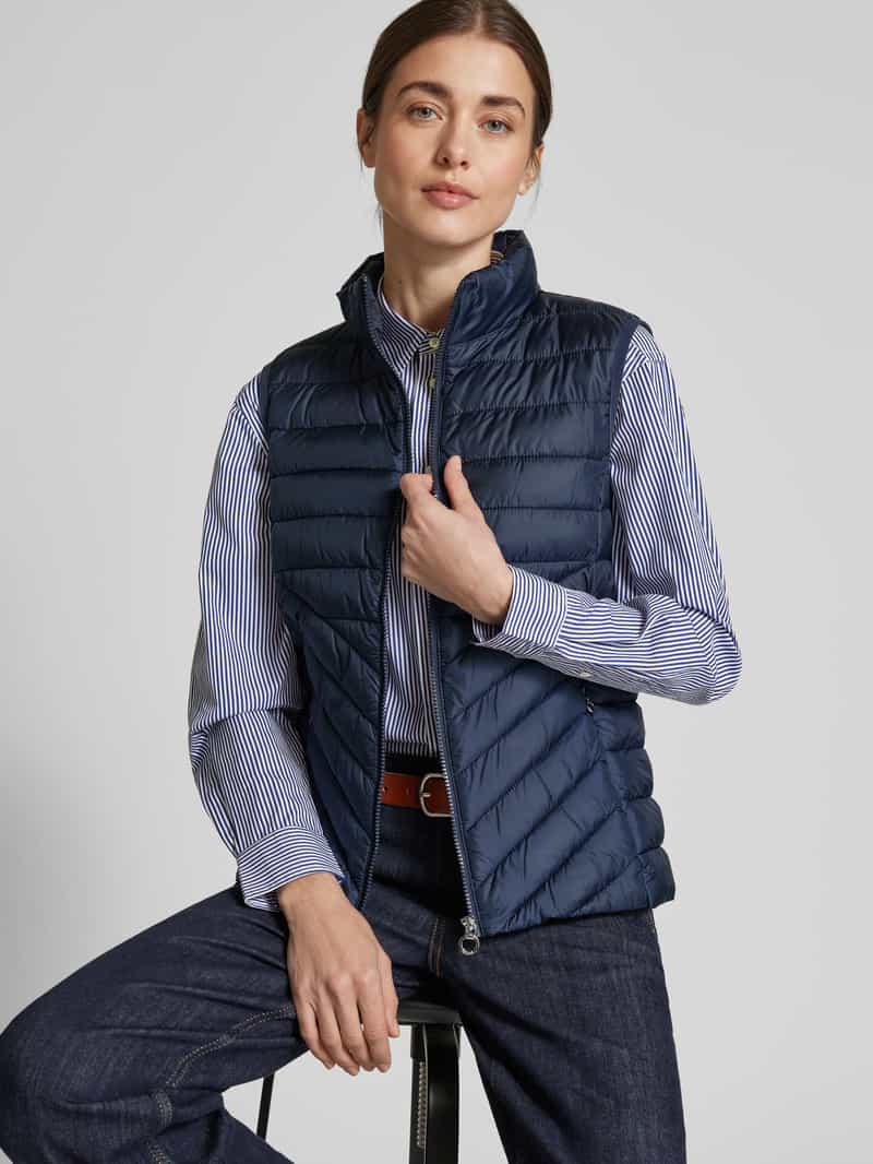 s.Oliver RED LABEL Regular fit bodywarmer met opstaande kraag