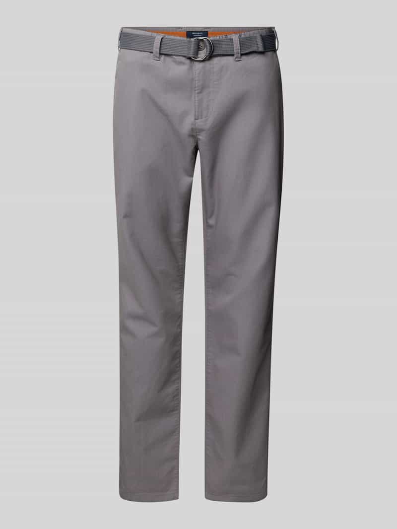 MCNEAL Slim fit chino met riem