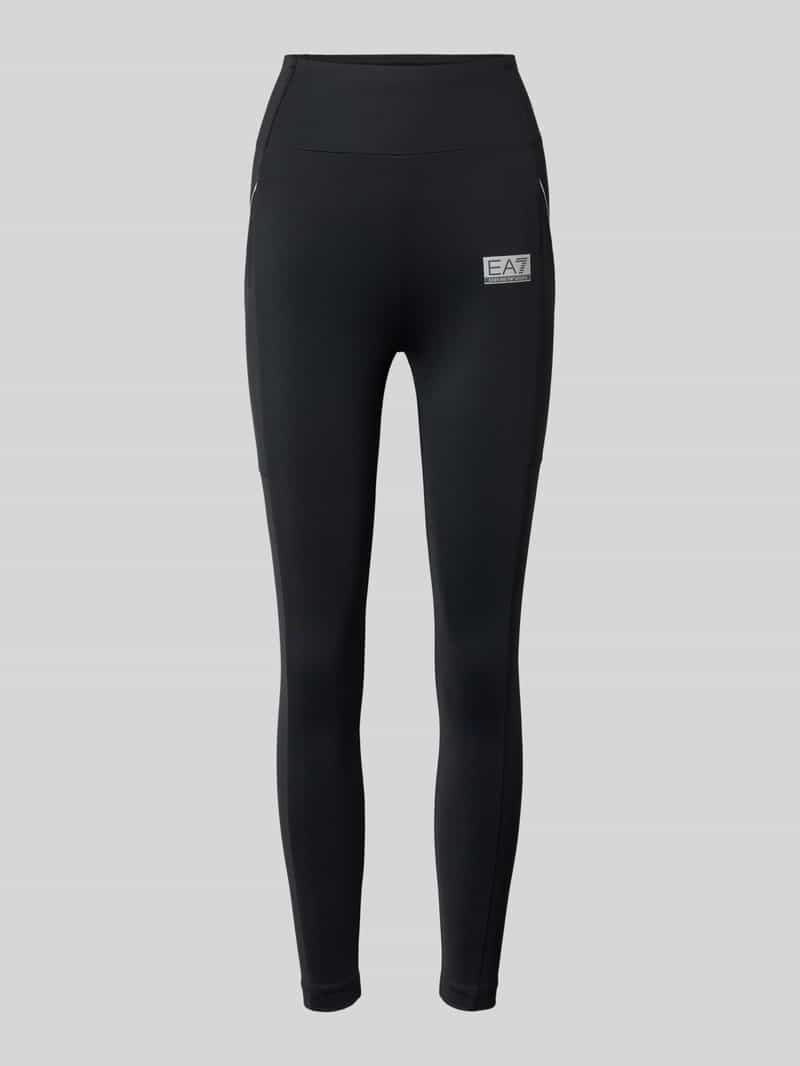 EA7 Emporio Armani Legging met logo en elastische band