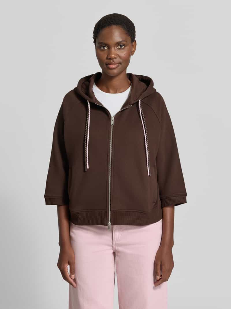 Smith and Soul oversized sweatjack met dubbele tunnelkoord