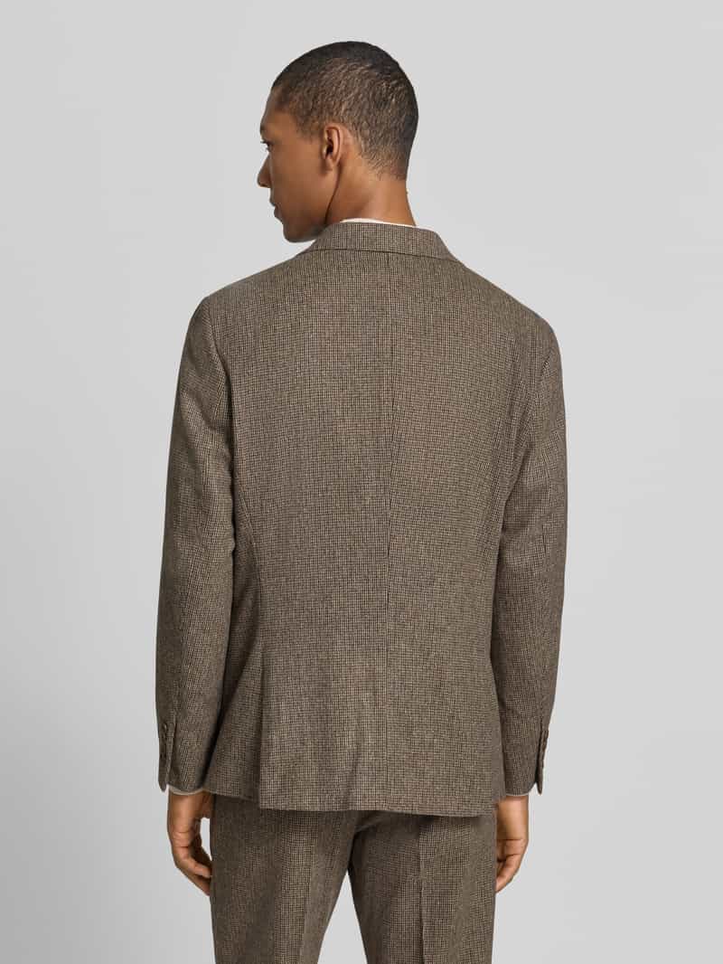 Selected Slim fit colbert met klepzakken van wol