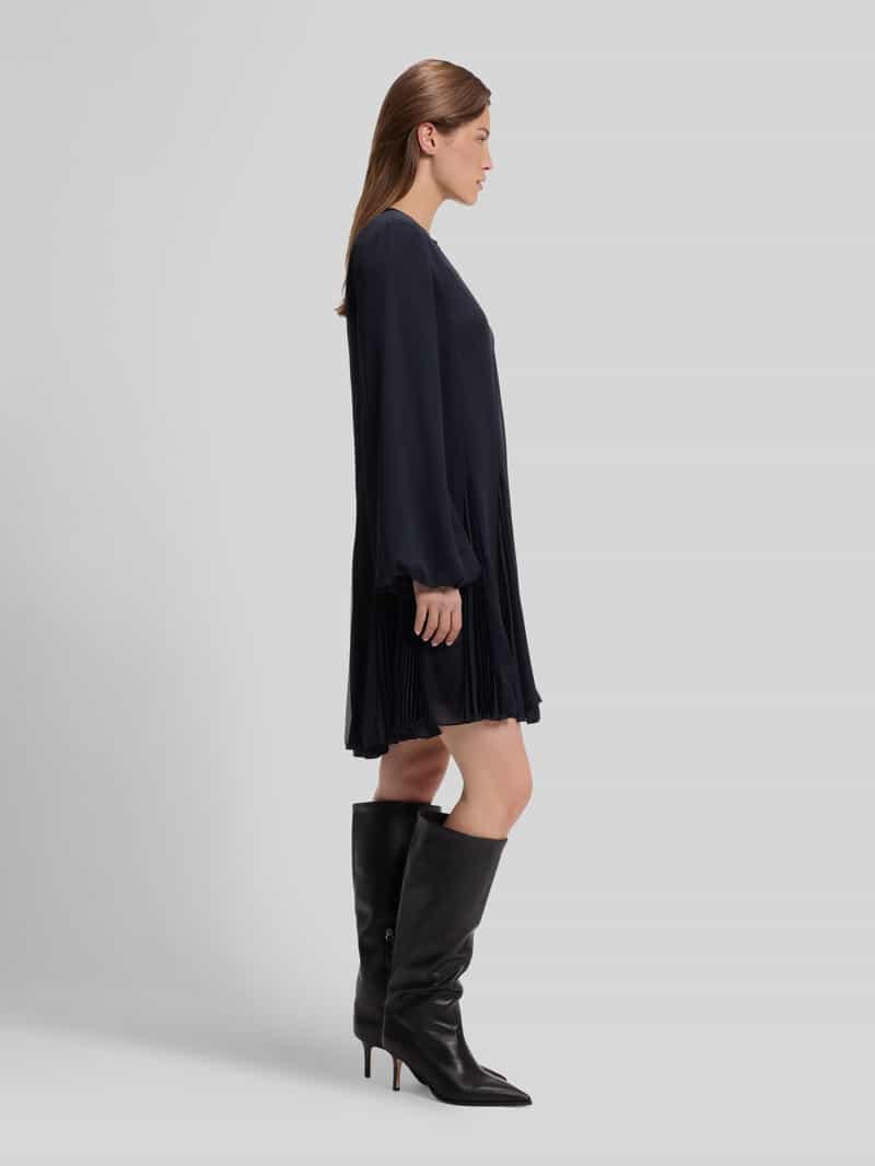 Boss Loose fit vrijetijdsjurk met plissé-details model 'Donottati'