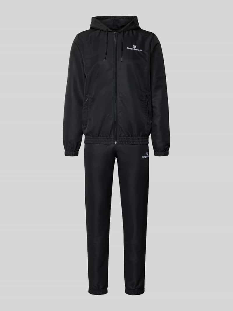 regular fit trainingspak met logostitching model 'Carson'