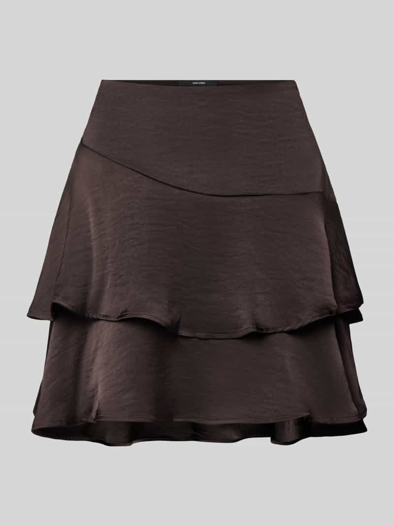 Vero Moda A-lijn mini-rok met volants model 'MIRO'